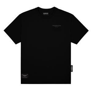 Camiseta Hombre color Negro logo Gris